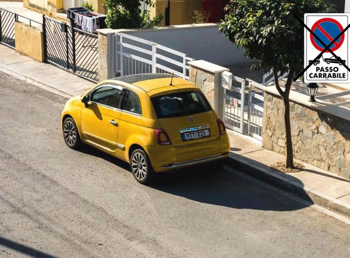 cosa succede parcheggiare auto davanti cancello senza passo carrabile