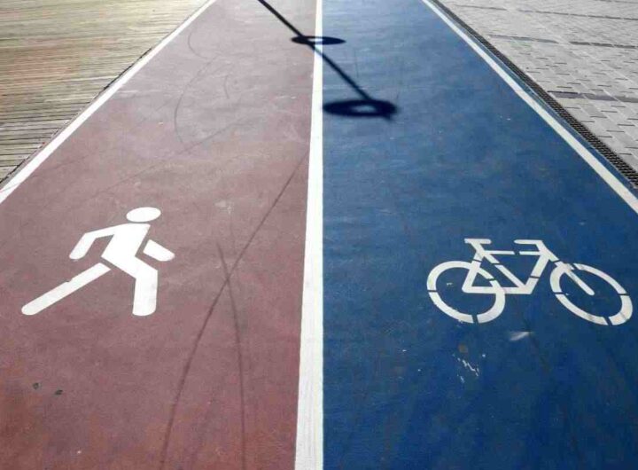 Pista ciclabile pedoni
