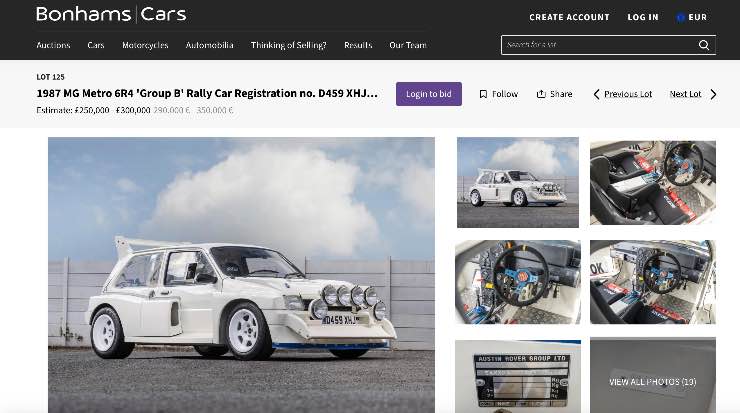 Auto MG Metro