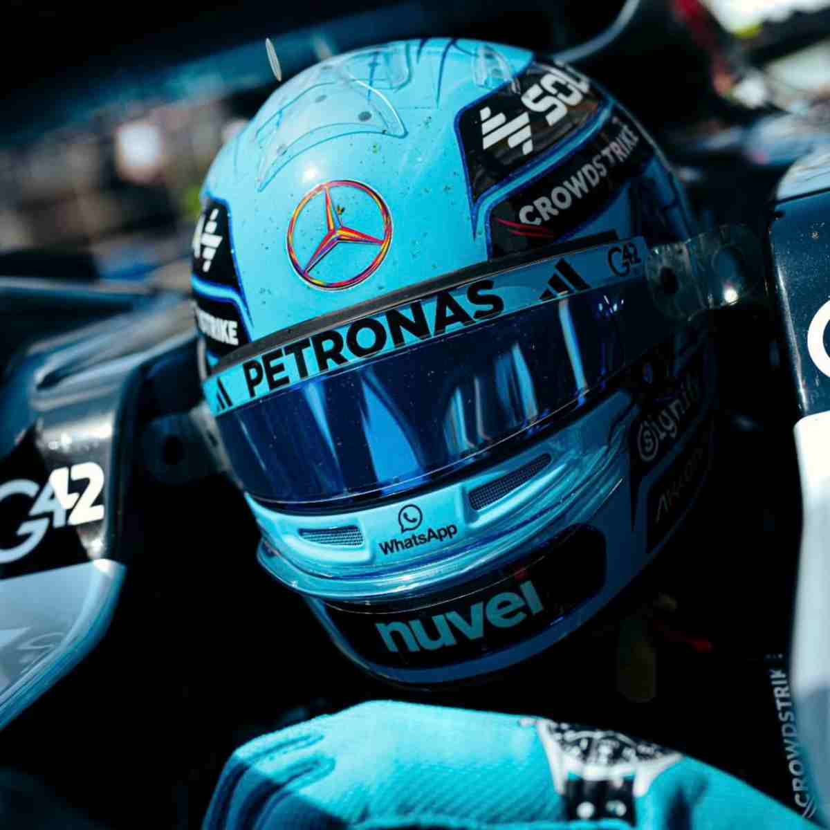 Hamilton Verstappen Russell