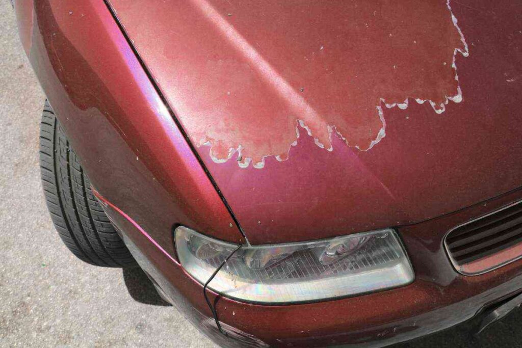 Vernice auto rovinata come risolvere