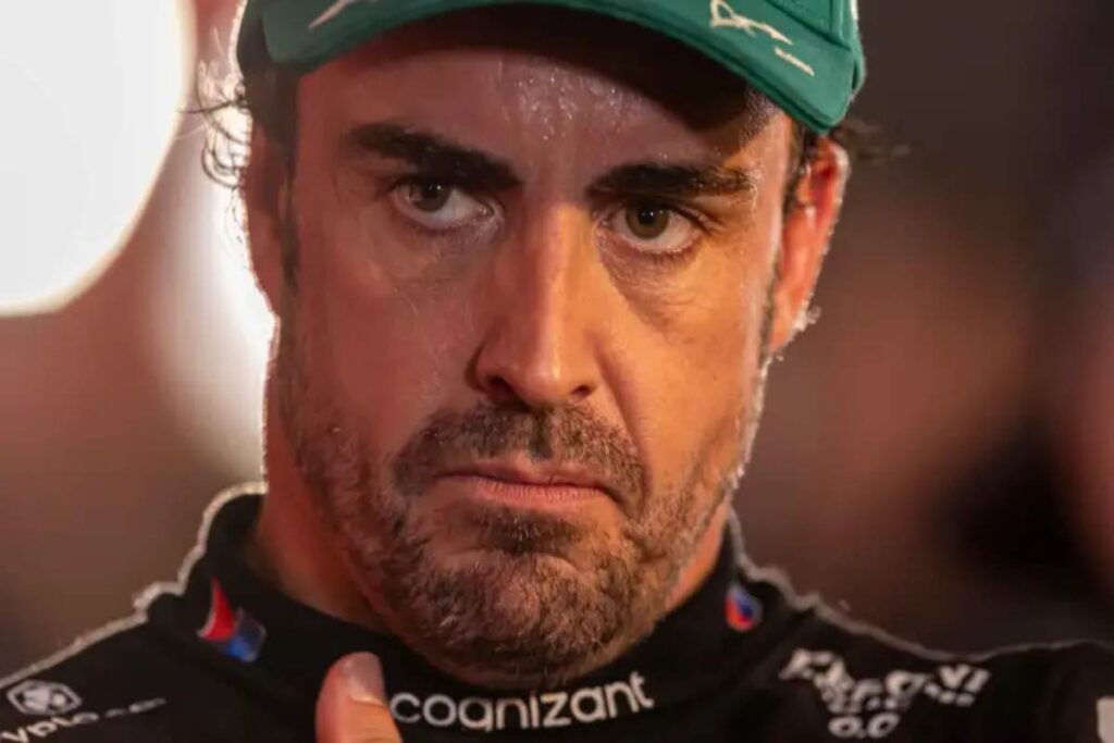 Fernando Alonso all'attacco
