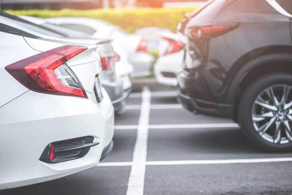 Parcheggio auto allarme