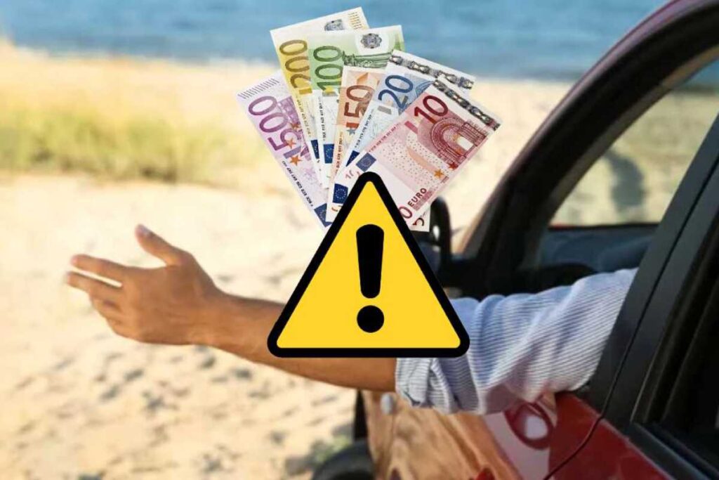 Multa in vacanza regole