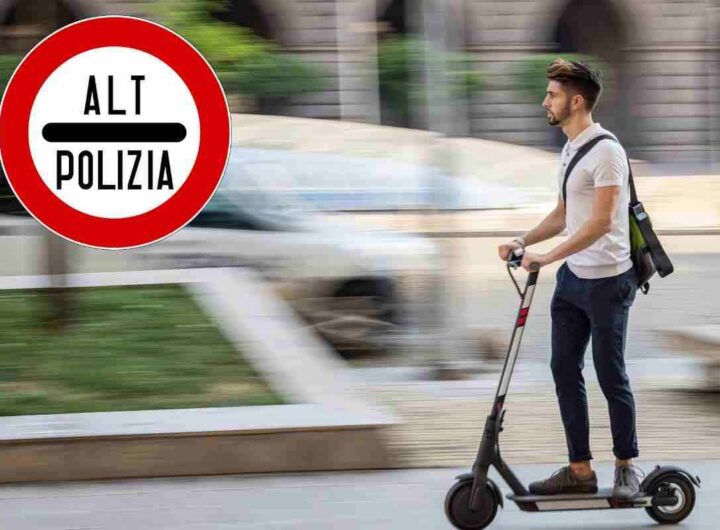 Monopattino casco causa