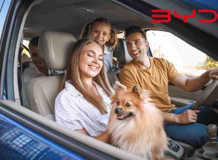 Famiglia in auto